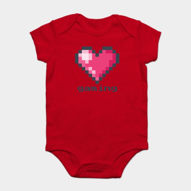 Love Gaming Baby Bodysuit by creative
